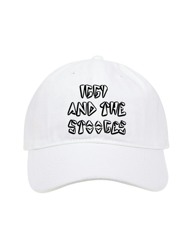 Iggy and the Stooges White Dad Hat $12.00 Hats