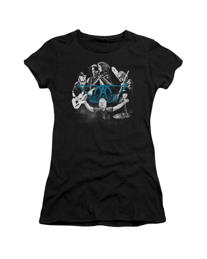 Aerosmith Juniors Shirt | ROCK N ROUND Juniors T Shirt $6.00 Shirts