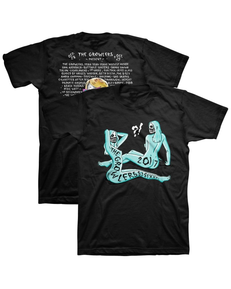 The Growlers Six T-Shirt - BLACK $7.05 Shirts