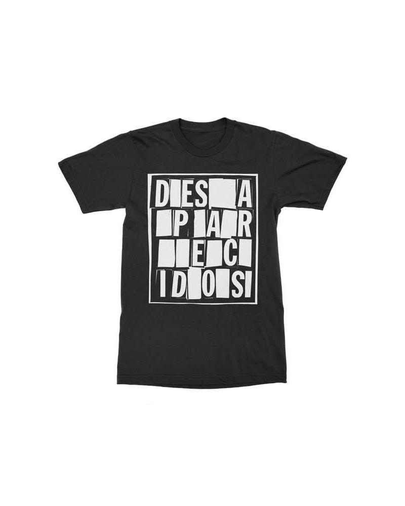 Desaparecidos Block Letters T-Shirt - Black $6.60 Shirts