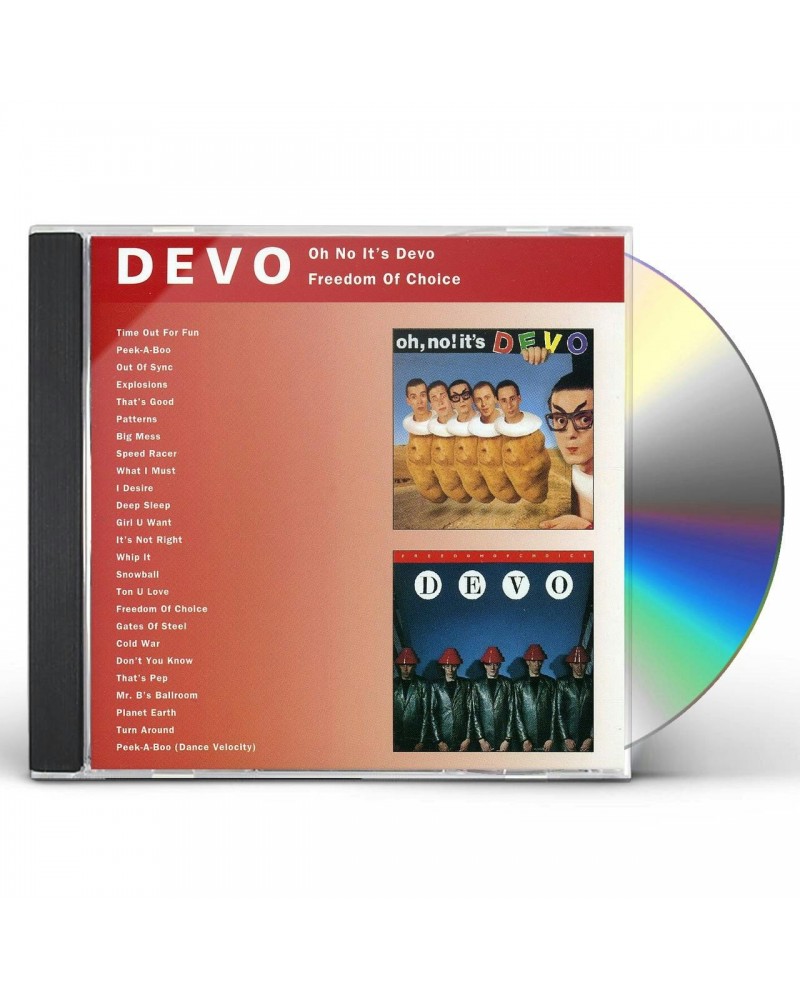 Devo OH NO IT'S DEVO & FREEDOM OF CHOICE CD $3.80 CD