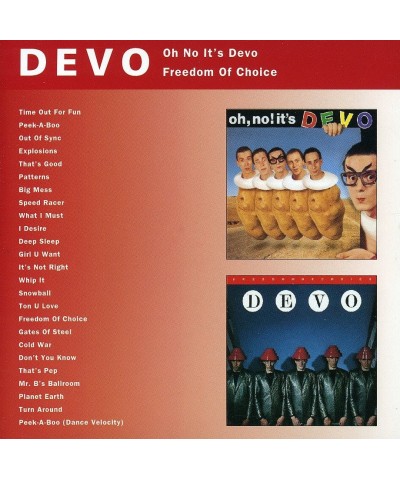 Devo OH NO IT'S DEVO & FREEDOM OF CHOICE CD $3.80 CD