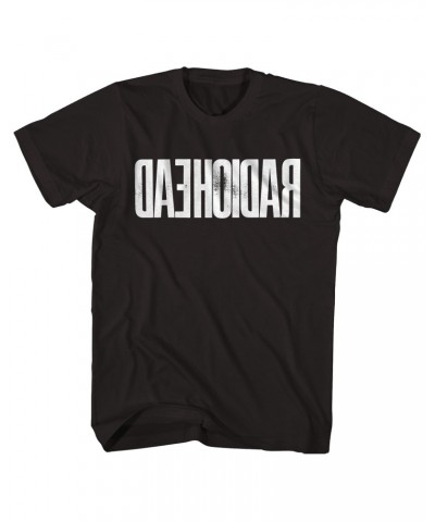 Radiohead T-Shirt | Mirrored Logo T-Shirt $12.28 Shirts