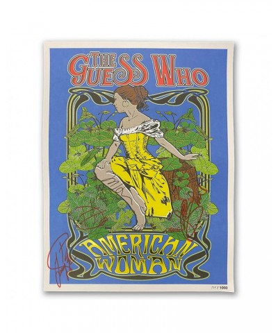 The Guess Who "American Woman 2023" AUTOGRAPHED Poster $36.80 Decor