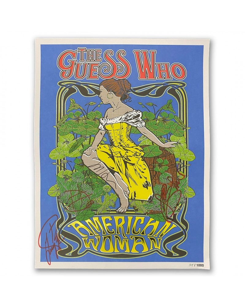 The Guess Who "American Woman 2023" AUTOGRAPHED Poster $36.80 Decor