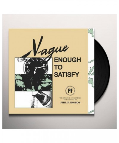 Philip Frobose VAGUE ENOUGH TO SATISFY Vinyl Record $8.10 Vinyl