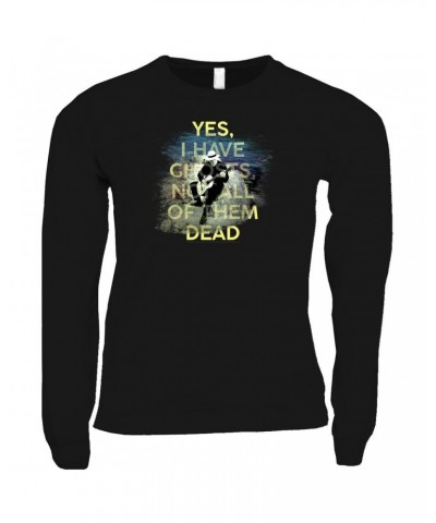 David Gilmour Long Sleeve Shirt | Yes I Have Ghosts Shirt $10.78 Shirts