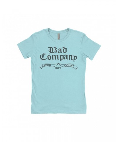 Bad Company Ladies' Boyfriend T-Shirt | Earl's Court 1977 Concert Shirt $7.73 Shirts