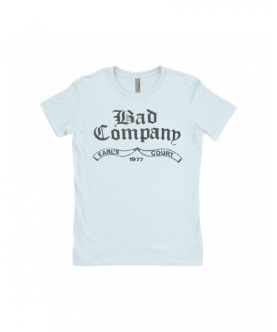 Bad Company Ladies' Boyfriend T-Shirt | Earl's Court 1977 Concert Shirt $7.73 Shirts