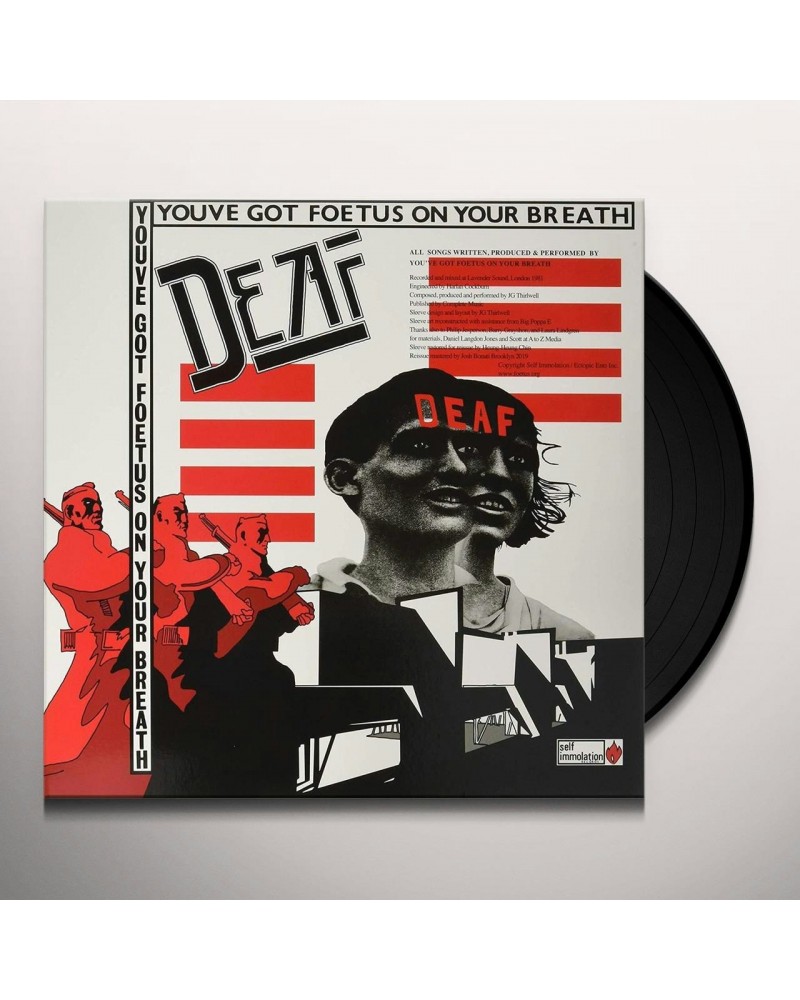 Foetus Deaf Vinyl Record $12.31 Vinyl