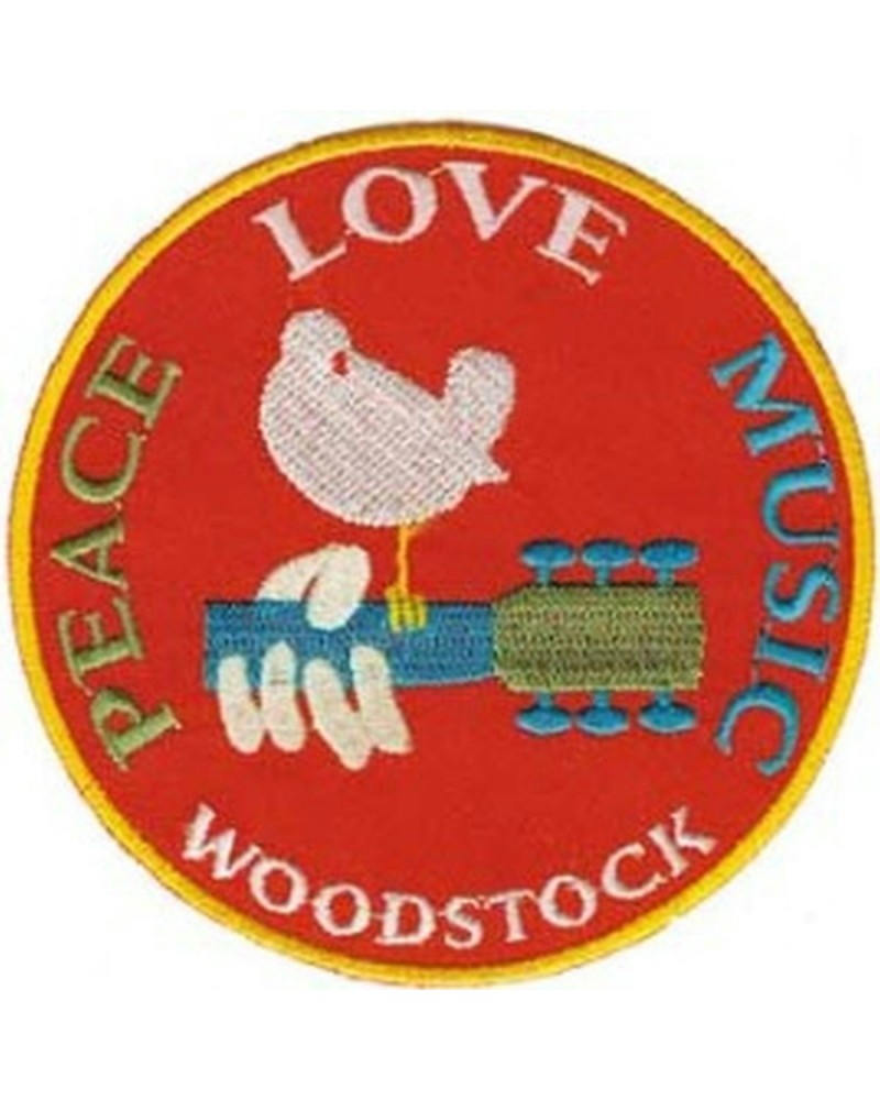 Woodstock Peace Love Music Patch $3.36 Accessories