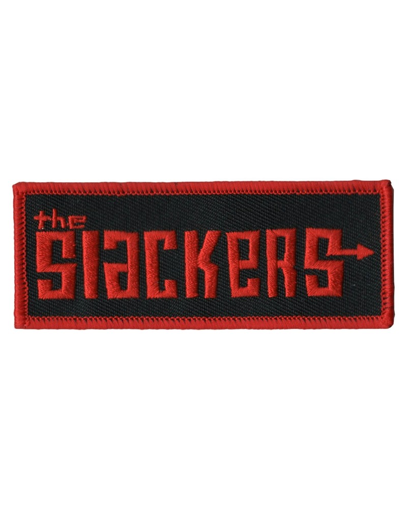 The Slackers Text Logo - Red on Black - Patch - Embroidered - 4" x 1.5" $1.17 Accessories