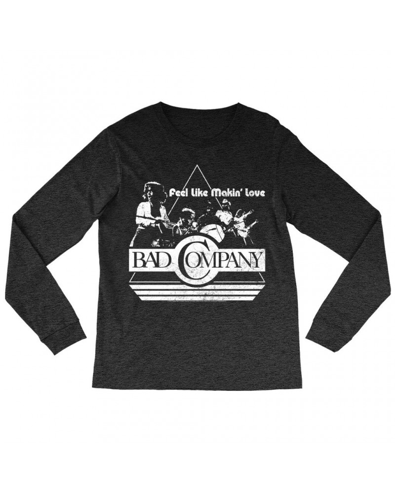 Bad Company Long Sleeve Shirt | Feel Like Makin Love Distressed Shirt $10.18 Shirts