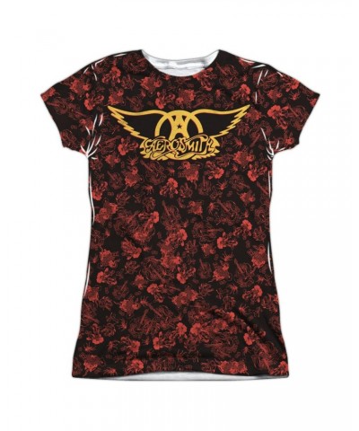 Aerosmith Junior's T Shirt | VACATION (FRONT/BACK PRINT) Sublimated Tee $14.00 Shirts