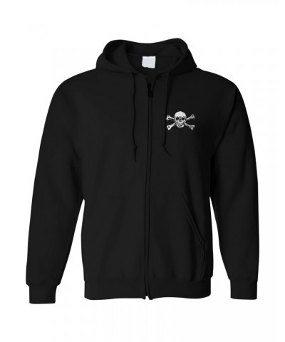 The Drowns Wreath Logo - Black - Zip Hoodie $10.00 Sweatshirts