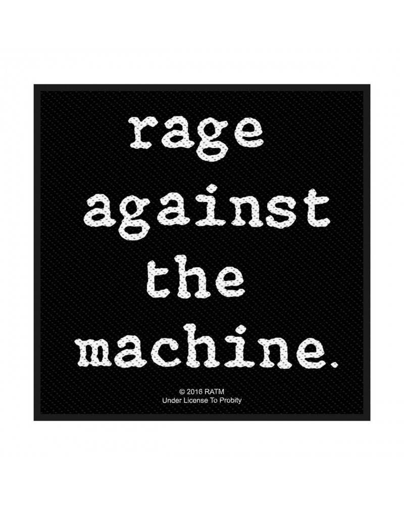 Rage Against The Machine Sew-On Patch - Logo $7.17 Accessories