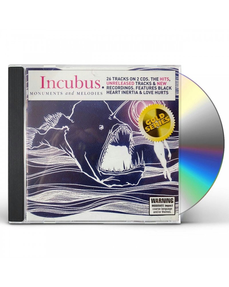 Incubus MONUMENTS & MELODIES (GOLD SERIES) CD $6.30 CD