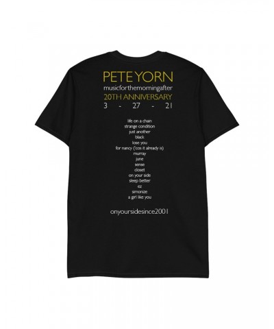 Pete Yorn MFTMA 20th Anniversary T-Shirt (Limited Edition) $16.80 Shirts