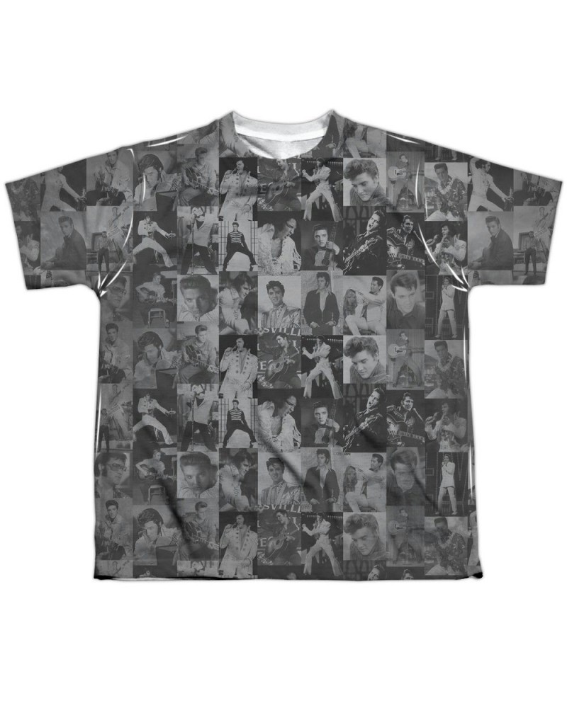 Elvis Presley Youth Shirt | TCB CROWD Sublimated Tee $7.05 Kids