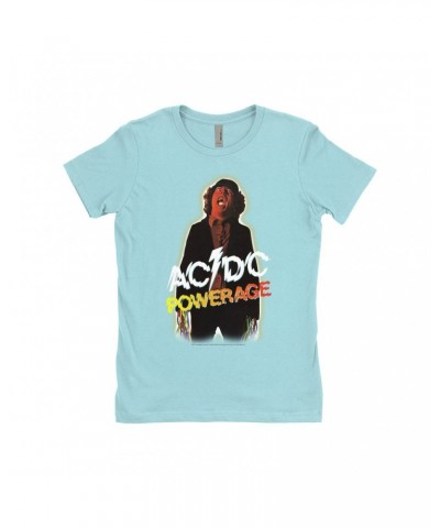 AC/DC Ladies' Boyfriend T-Shirt | Powerage Album Design Shirt $9.48 Shirts