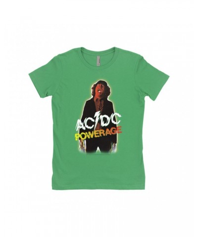 AC/DC Ladies' Boyfriend T-Shirt | Powerage Album Design Shirt $9.48 Shirts