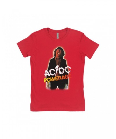 AC/DC Ladies' Boyfriend T-Shirt | Powerage Album Design Shirt $9.48 Shirts