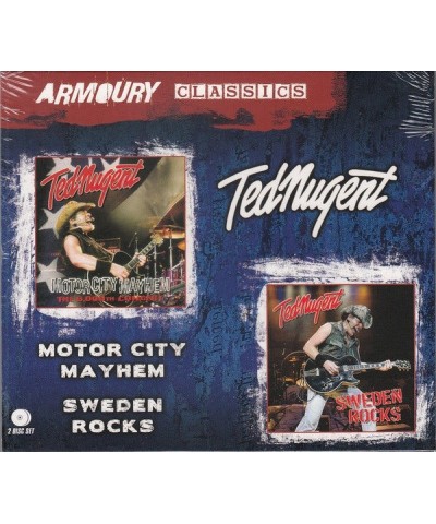 Ted Nugent MOTOR CITY MAYHEM + SWEDEN ROCKS CD $10.44 CD