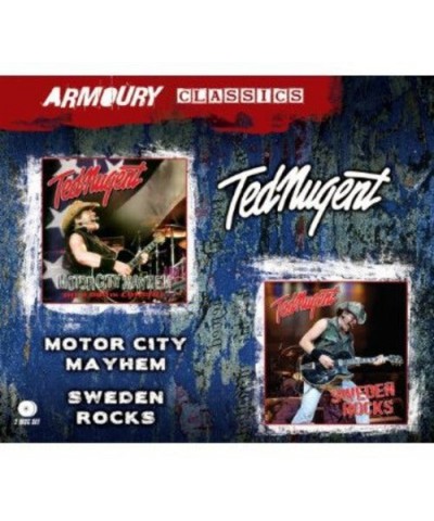 Ted Nugent MOTOR CITY MAYHEM + SWEDEN ROCKS CD $10.44 CD