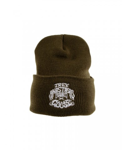 Phish CUFFED BEANIE - TAB & Goose Fall Tour 2022 - TABxGOOSE (Olive) $12.25 Hats