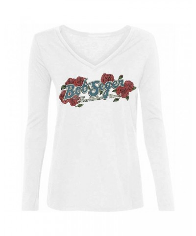 Bob Seger & The Silver Bullet Band Roses Ladies Long Sleeve Tee $9.58 Shirts