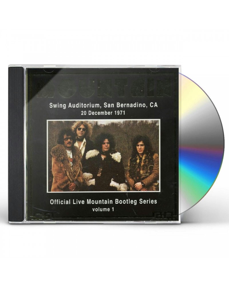 Mountain OFFICIAL BOOTLEG 1: LIVE AT SAN BERNARDINO 1971 CD $6.61 CD