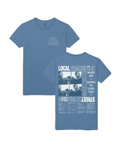 Local Natives VIOLET STREET BLUE TEE $9.20 Shirts