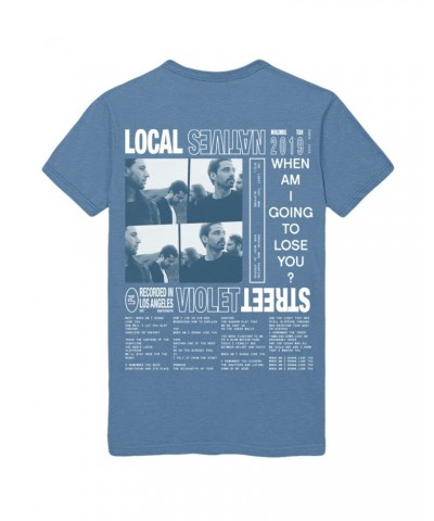 Local Natives VIOLET STREET BLUE TEE $9.20 Shirts