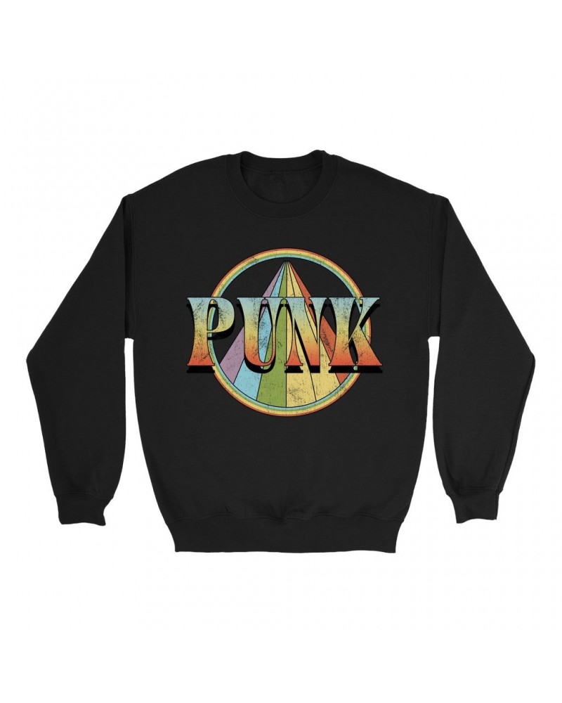 Music Life - Punk Music Life Sweatshirt | Retro Punk Distressed Music Life Sweatshirt $10.51 Sweatshirts