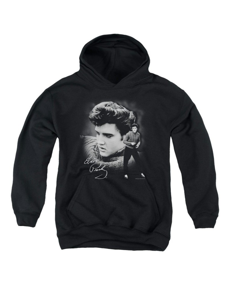 Elvis Presley Youth Hoodie | SWEATER Pull-Over Sweatshirt $11.89 Sweatshirts