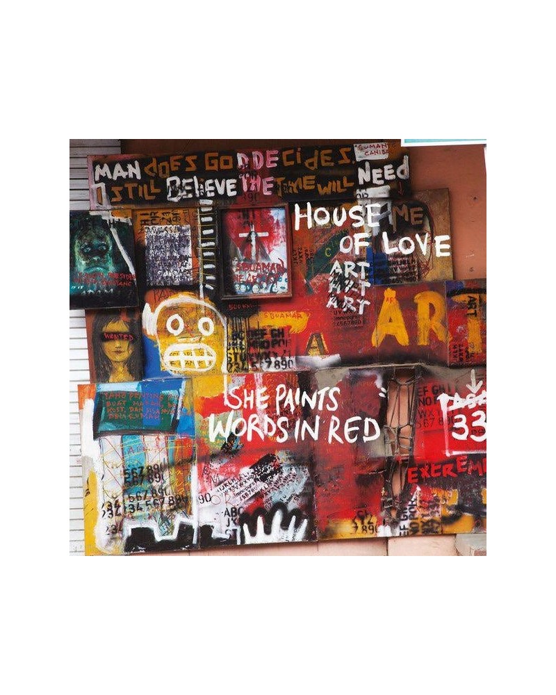 The House of Love She Paints Words In Red Vinyl Record $7.63 Vinyl