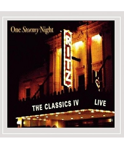 Classics IV ONE STORMY NIGHT: LIVE AT THE RITZ CD $7.84 CD