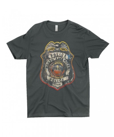 The Police T-Shirt | North American Tour Badge Shirt $10.73 Shirts