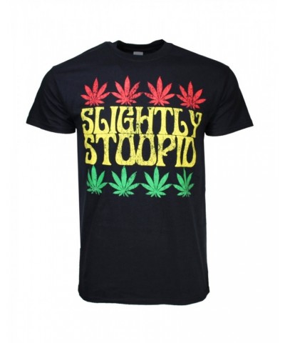 Slightly Stoopid T Shirt | Slightly Stoopid Rasta Leaf T-Shirt $9.18 Shirts