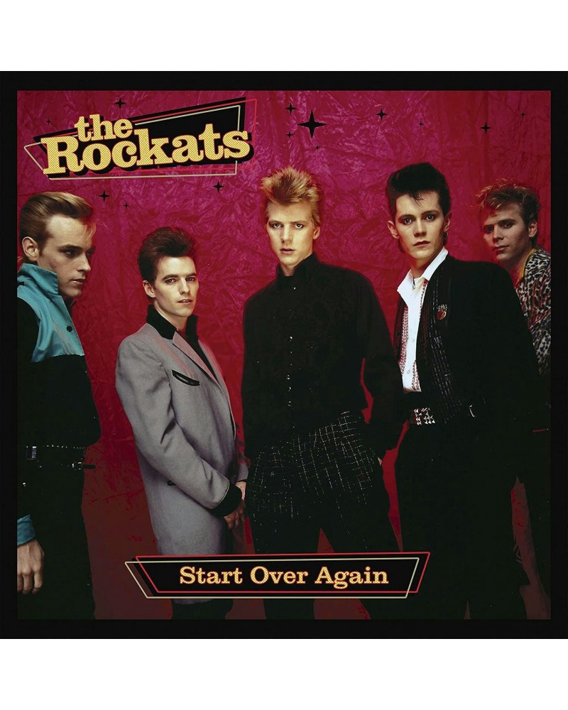 The Rockats START OVER AGAIN - RED MARBLE Vinyl Record $7.20 Vinyl