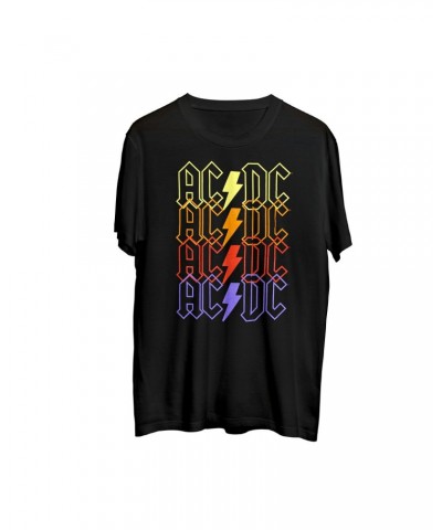 AC/DC Multicolor Logo Black T-Shirt $1.75 Shirts