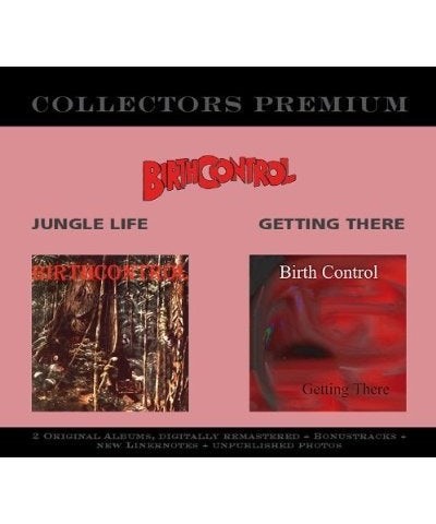 Birth Control JUNGLE LIFE/GETTING THERE CD $5.40 CD