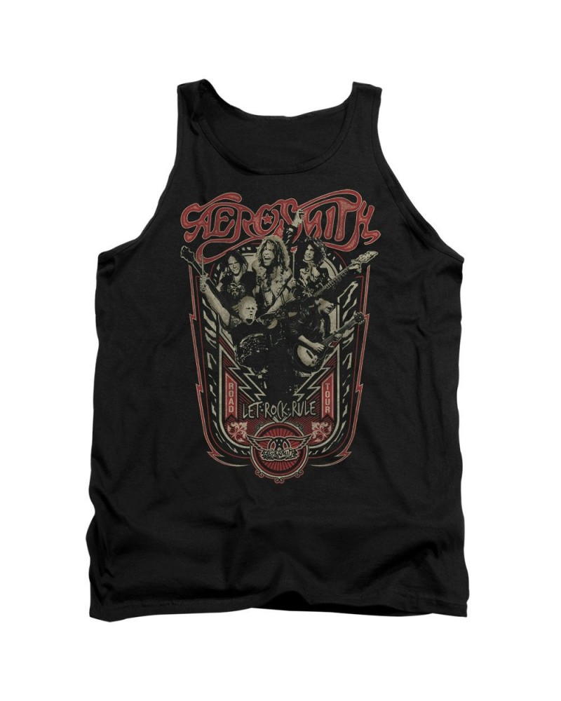 Aerosmith Tank Top | LET ROCK RULE Sleeveless Shirt $9.00 Shirts