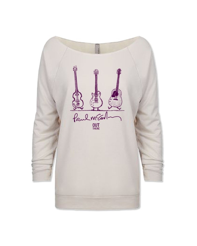 Paul McCartney Dancing Guitars Ladies Sweater $26.65 Sweatshirts