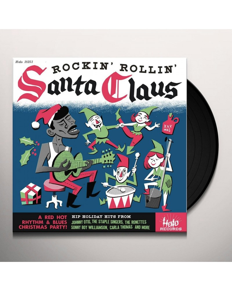 Rockin & Rollin With Santa Claus / Various Vinyl Record $7.40 Vinyl