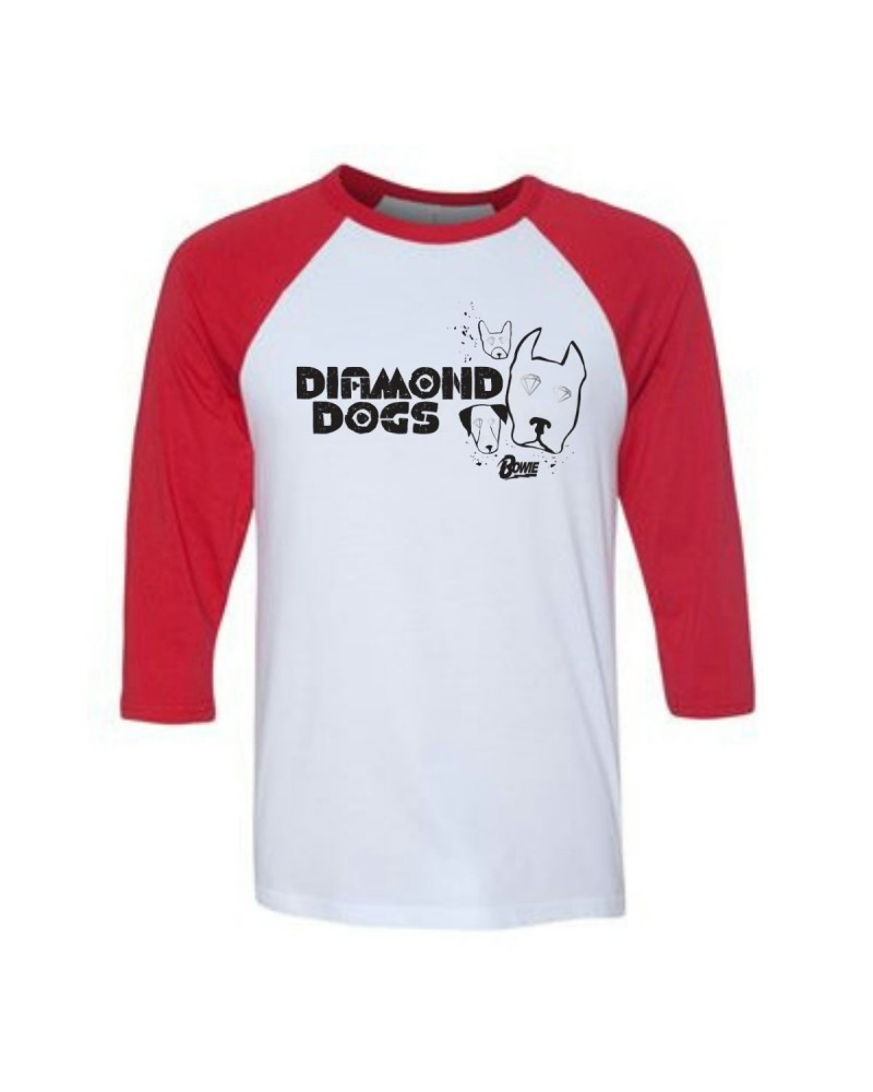 David Bowie Diamond Eyes Youth Raglan $7.75 Kids