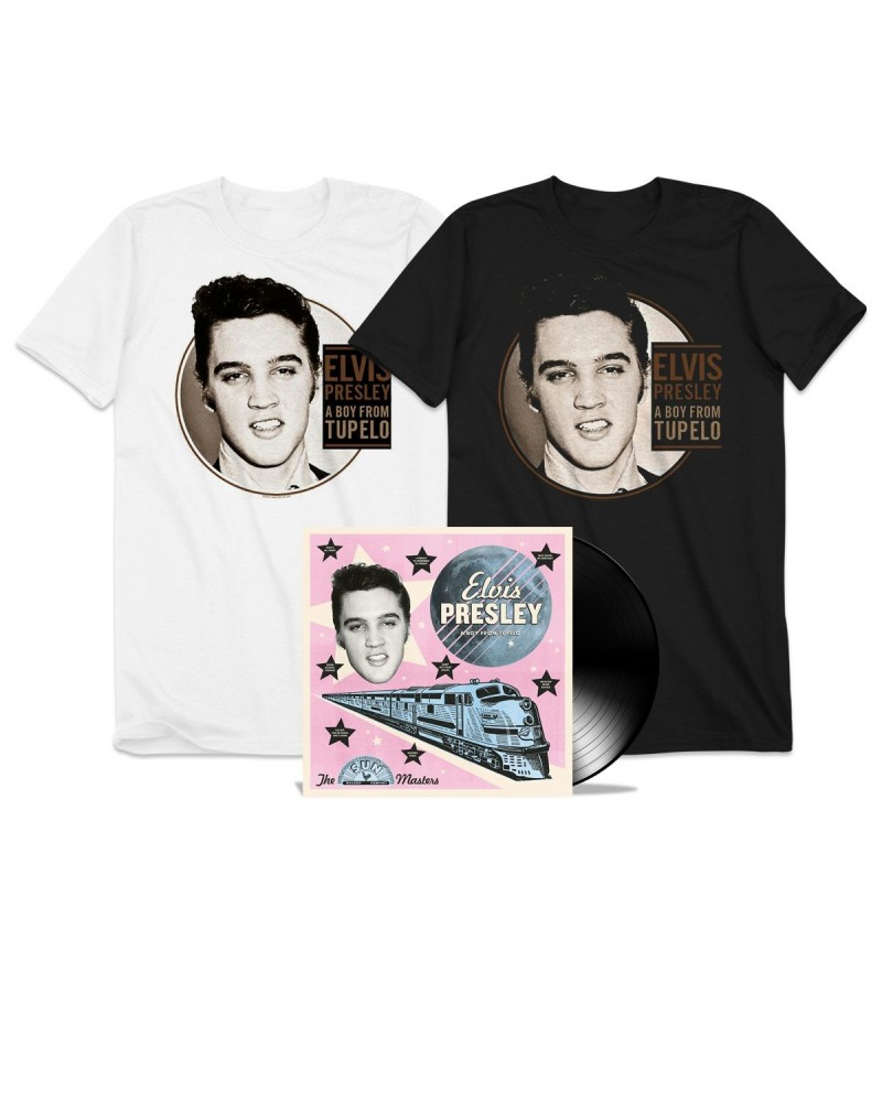 Elvis Presley A Boy from Tupelo LP + T-Shirt Bundle $14.80 Vinyl