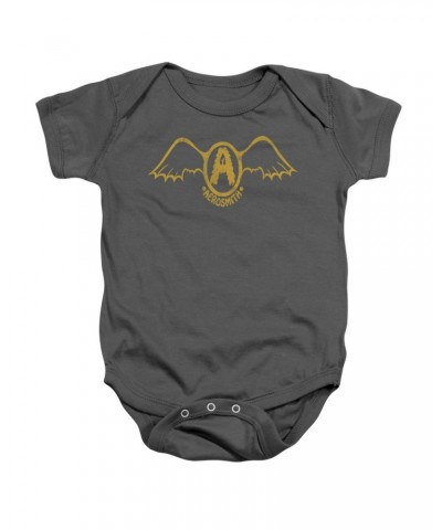 Aerosmith Baby Onesie | RETRO LOGO Infant Snapsuit $8.64 Kids