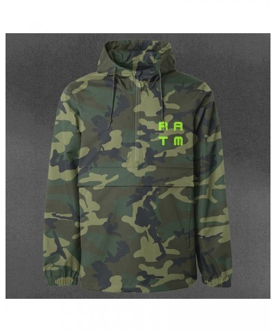 Rage Against The Machine Camo Anorak Jacket $27.20 Outerwear