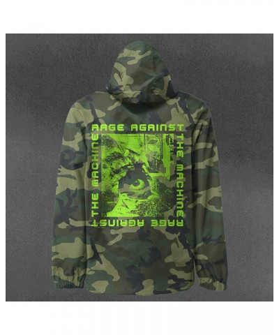 Rage Against The Machine Camo Anorak Jacket $27.20 Outerwear